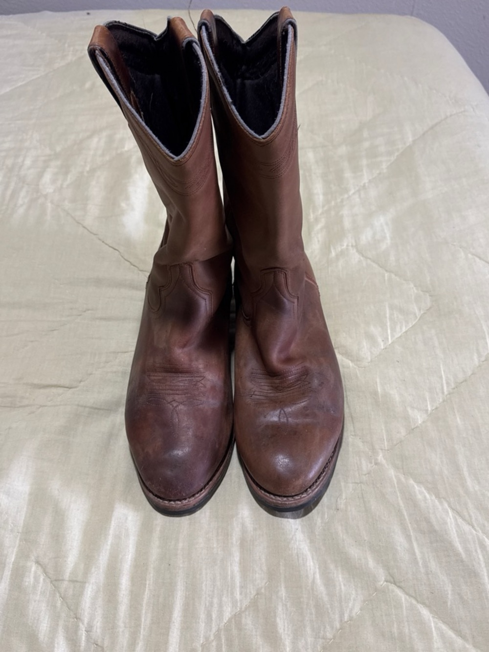 dingo Brown Leather Cowboy Boots